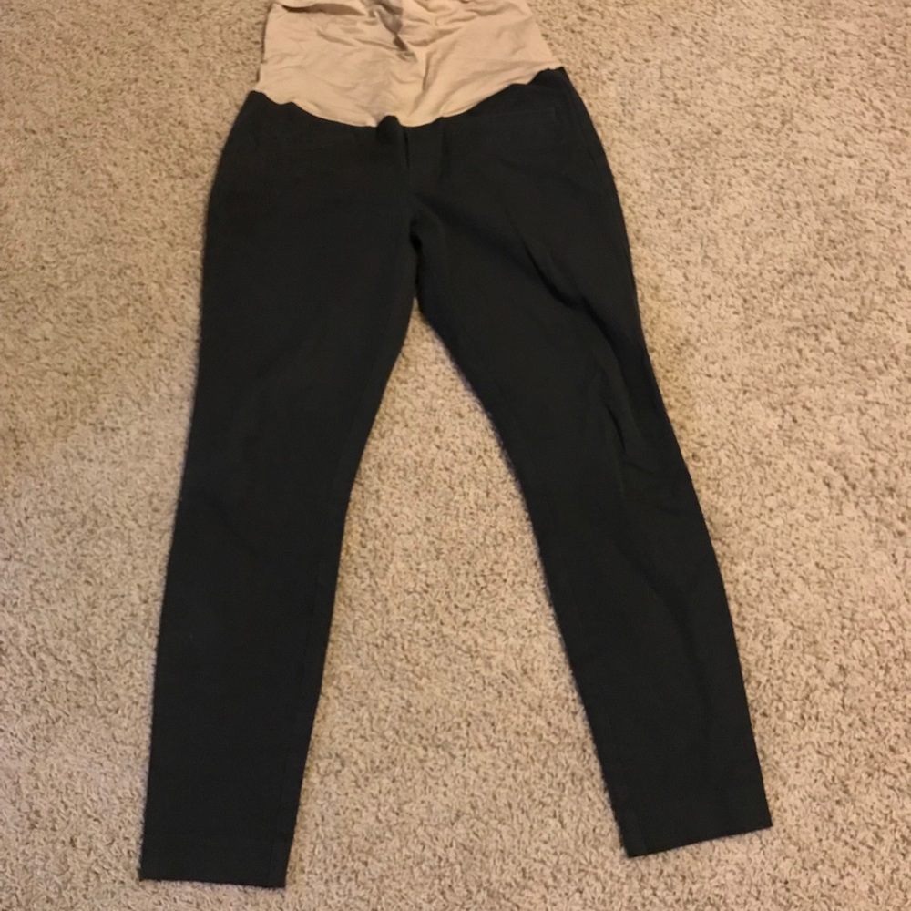 Gap maternity ankle trousers charcoal - size 29